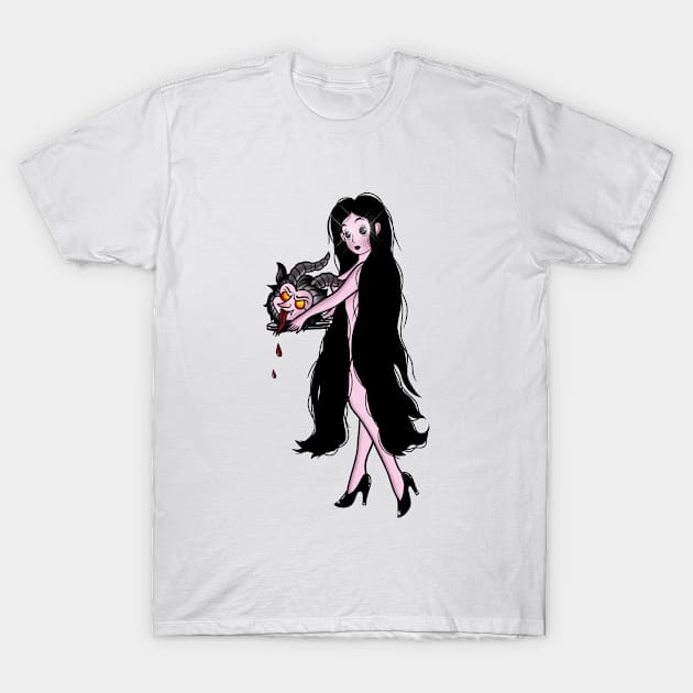 Time witch T-Shirt by Evgenia